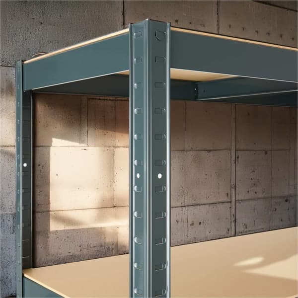 2x Kraftig reol 180 x 90 x 40 cm 875 kg - Antrazit