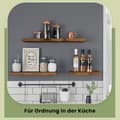 Miniatyrbillede 4 af 5: Væghylde - Flydende - plankebærer - træ