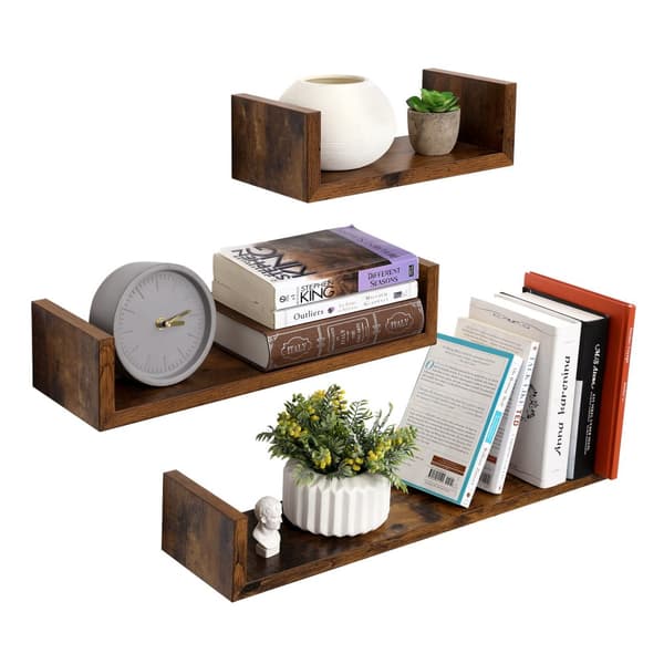 Set med 3 hängande hyllor - LWS066T01