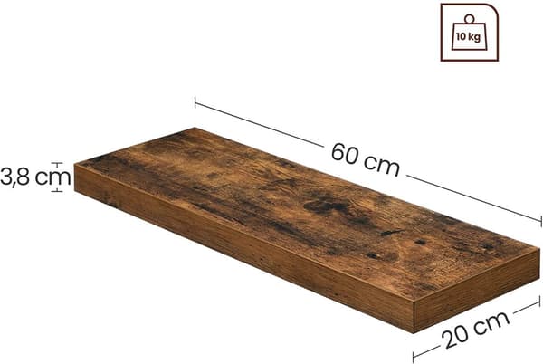 Hylla 60cm - LWS26BX