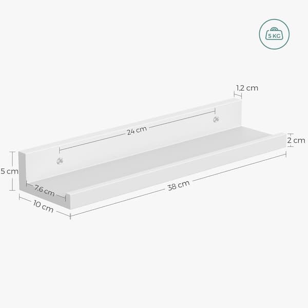 Set med 3 hyllplan - LWS38WT