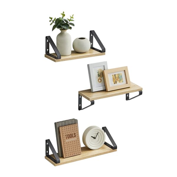 Set med 3 hängande hyllor - Sonoma - LWS033B11