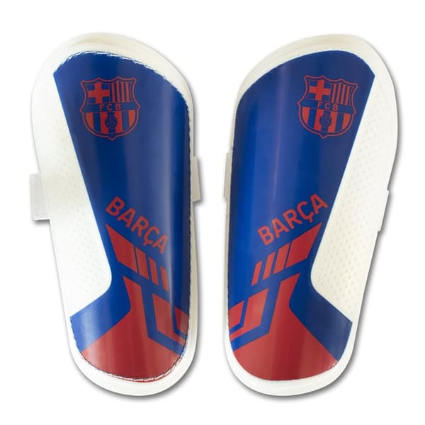 Barcelona FC Childrens/Kids Slip-In Shin Guards