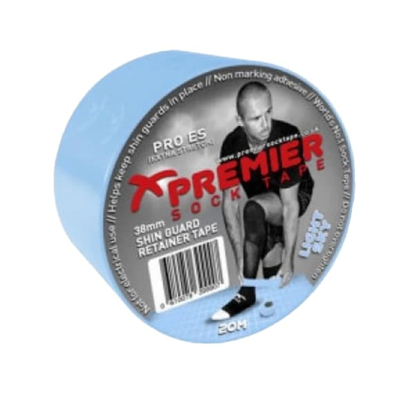 Premier Shin Guard Tape Light Sky Blue One Size