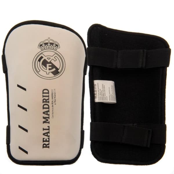 Real Madrid CF Skinnebensbeskyttere til børn/unge White/Black 6-8 Years