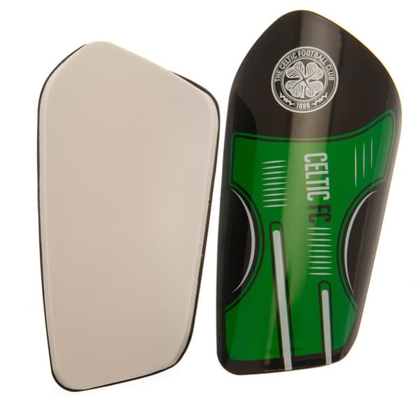 Celtic FC Childrens/Kids Slip-In Shin Guards Green/White/Black One Size