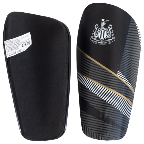 Newcastle United FC Childrens/Kids Crest Slip-In Shin Guards för barn och barn