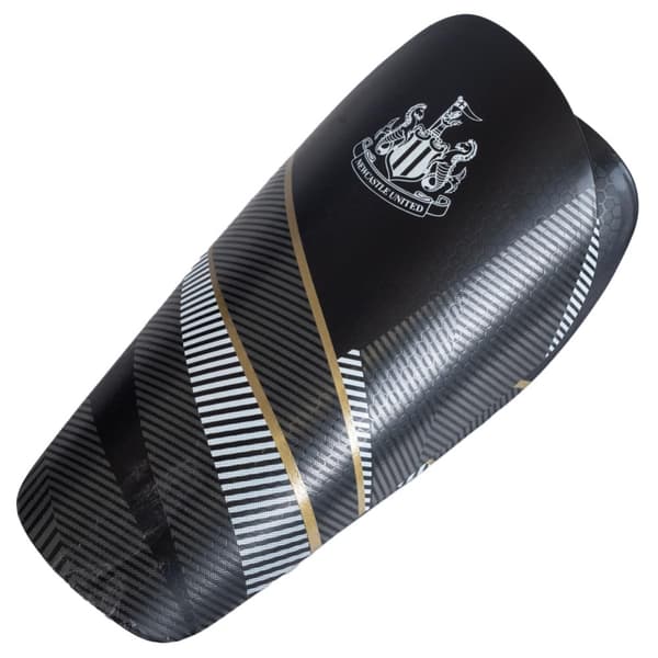 Newcastle United FC Childrens/Kids Crest Slip-In Shin Guards för barn och barn Blue/Black/White 7-9 Years