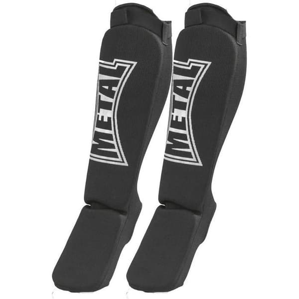 METALLBOXE Shin Guard + Foot - Svart