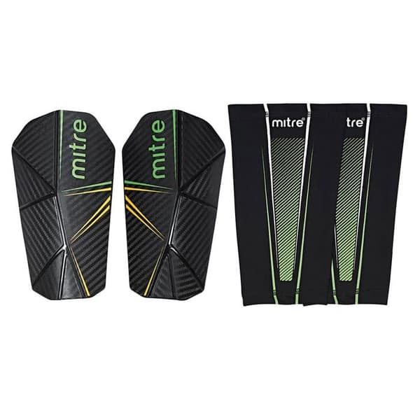 Benskydd - fot - stöd benskydd Delta slip pro - S80003BGY-LG - Mitre benskydd för blandad fotboll