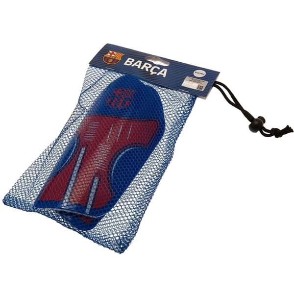 FC Barcelona Childrens/Kids Team Slip-In Shin Guards