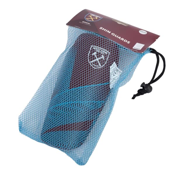 West Ham United FC Childrens/Kids Fuse Slip-In Shin Guards
