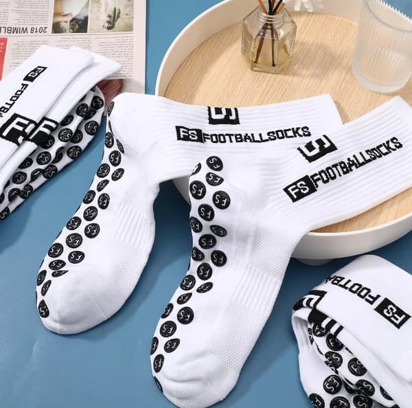 Liukumattomat jalkapallosukat FS 39-45 - Siniset