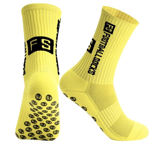 Antisladd fotbollsstrumpor FS 39-45 - Gul