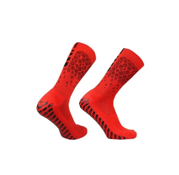 FG 39-45 Anti-Slip fodboldstrømper - Rød