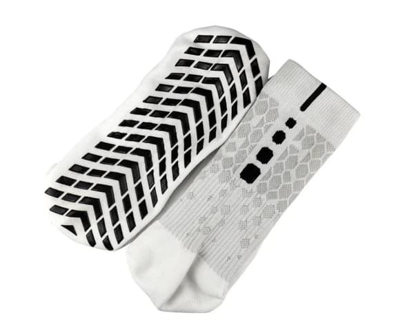 FG 39-45 Anti-Slip fotbollsstrumpor - Vit