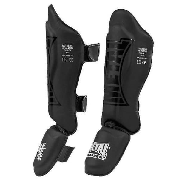 METALLBOXE Shin Guard + Anatomic Foot - Black Light