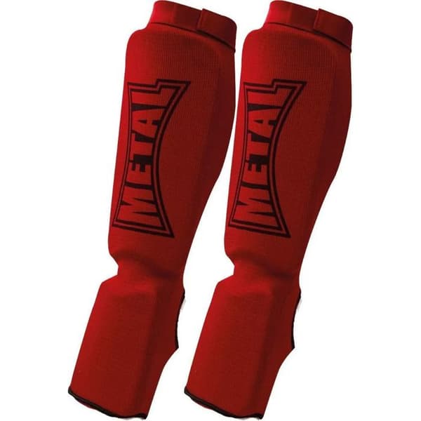 Skenben och fötter - Metall boxning - RÖD - Elastisk - EVA-skum - Unisex