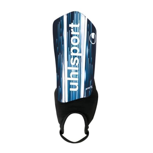 Uhlsport Pro Lite Plus benskydd - blå/vit - M
