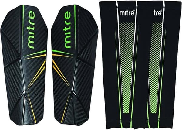Benskydd - fot - stöd benskydd Delta slip pro - S80003BGY-LG - Mitre benskydd för blandad fotboll