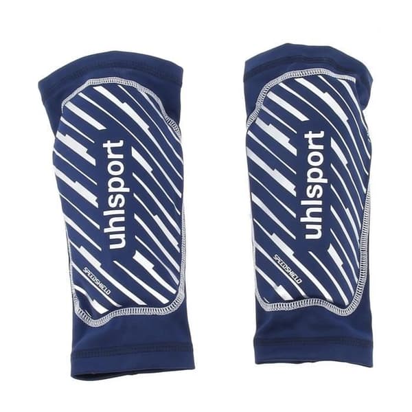 Speedshield fotboll benskydd - Uhlsport - Blå - Lätt och anatomisk