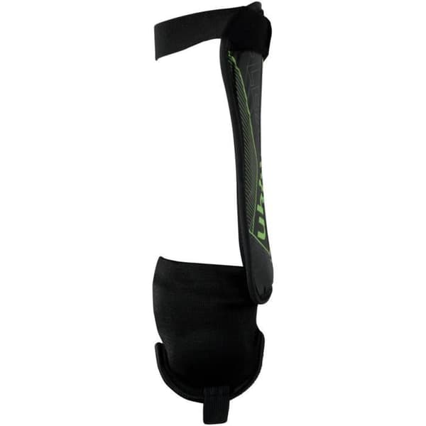 Uhlsport Flex Plate Shin Guards - Svart/Fluo Grön/Silver - S
