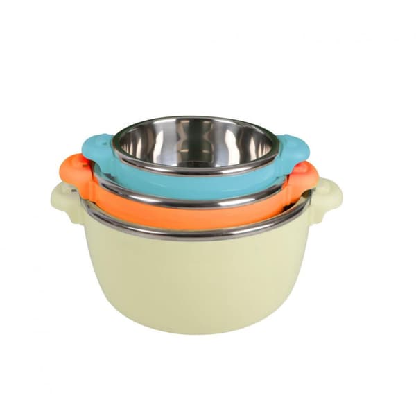 SET 3CASEROLE TERMICE 2+4+6L,BELLY BEIGE