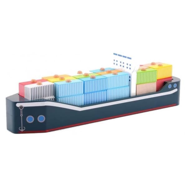 Spelad träcontainer 47 cm container