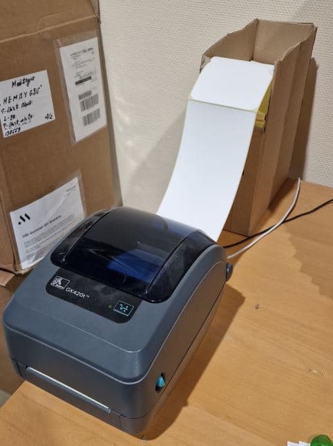 Fraktetiketter STE 105x251 mm DT 2000 st Fals