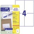Miniatyrbild 1 av 4: Avery-Zweckform 6120 Universaletiketter 105 x 148 mm Papper Vit 120 st Permanent Bläckstråleskrivare, Laser, Laser, fär