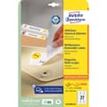 Miniatyrbild 3 av 4: Avery-Zweckform L4737REV-25 Universaletiketter 63.5 x 29.6 mm Papper Vit 810 st Repositionerbart Bläckstråleskrivare, L