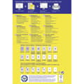 Miniatyrbild 2 av 4: Avery-Zweckform L4737REV-25 Universaletiketter 63.5 x 29.6 mm Papper Vit 810 st Repositionerbart Bläckstråleskrivare, L