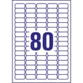 Miniatyrbild 4 av 4: Avery-Zweckform L4732REV-25 Universaletiketter 35.6 x 16.9 mm Papper Vit 2400 st Repositionerbart Bläckstråleskrivare,