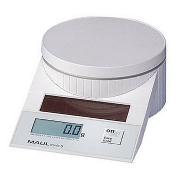 Maul MAULtronic S 2000 Brevvåg Vägningsområde 2 kg Läsbarhet 0.5 g Vit