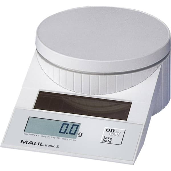 Maul MAULtronic S 2000 Brevvåg Vägningsområde 2 kg Läsbarhet 0.5 g Vit