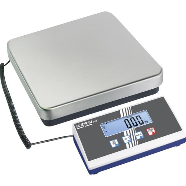 Kern EOB 150K50 Paketvåg Vägningsområde 150 kg Läsbarhet 50 g 230 V, batteri Silver