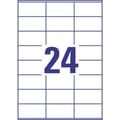 Miniatyrbild 2 av 2: Europe 100 ELA010 Universaletiketter 70 x 36 mm Papper Vit 2400 st Permanent Bläckstråleskrivare, Laser, Laser, färg, K