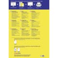Miniatyrbild 2 av 4: Avery-Zweckform L7567-25 Adressetiketter 210 x 297 mm Polyesterfilm Transparent 25 st Permanent Laser, Laser, färg, Kop