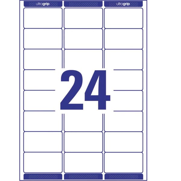 Avery-Zweckform L7159-100 Adressetiketter 63.5 x 33.9 mm Papper Vit 2400 st Permanent Bläckstråleskrivare, Laser, Laser