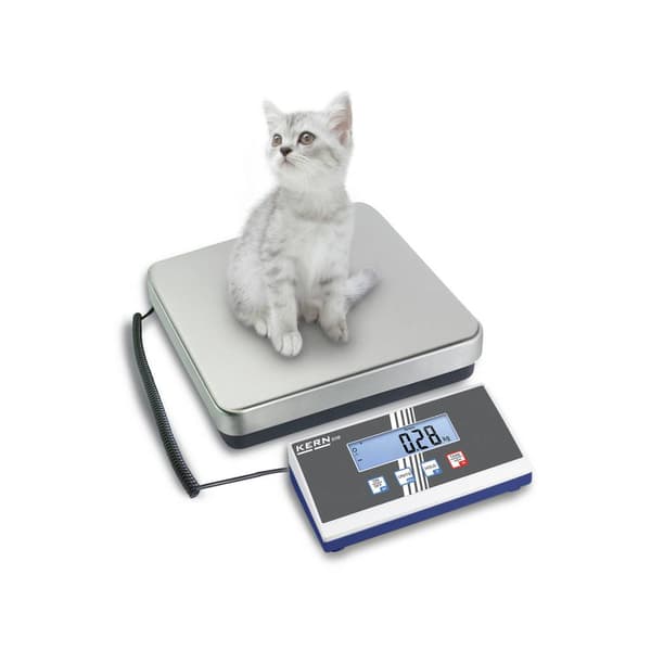 Kern EOB 60K20 Paketvåg Vägningsområde 60 kg Läsbarhet 20 g 230 V, batteri Silver