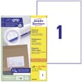 Miniatyrbild 1 av 4: Avery-Zweckform 3478-200 Universaletiketter 210 x 297 mm Papper Vit 200 st Permanent Laser, färg, Laser, Färgkopiator,