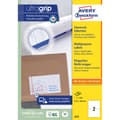 Miniatyrbild 3 av 4: Avery-Zweckform 3655 Universaletiketter 210 x 148 mm Papper Vit 200 st Permanent Bläckstråleskrivare, Laser, Laser, fär