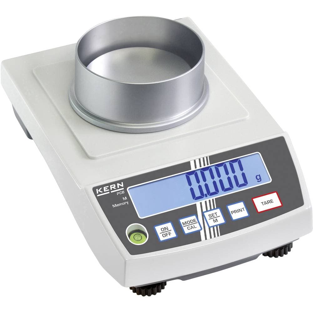 Precisionsvåg Kern PCB 250-3 Vägningsområde 250 g Läsbarhet 0.001 g 230 V, batteri, Uppladdningsbara batteri Silver