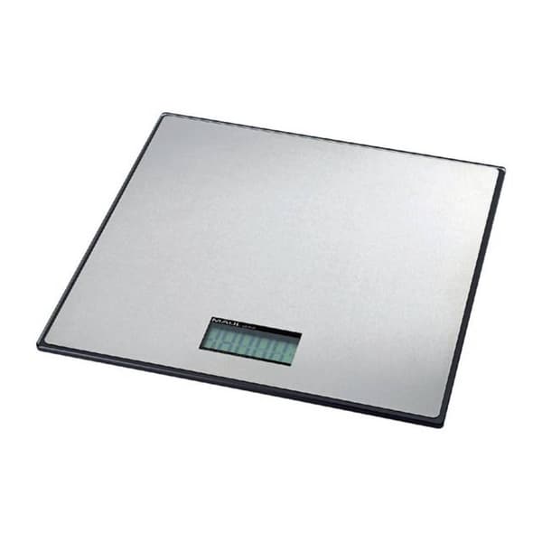 Maul MAULglobal Paketvåg Vägningsområde 50 kg Läsbarhet 50 g batteri Silver