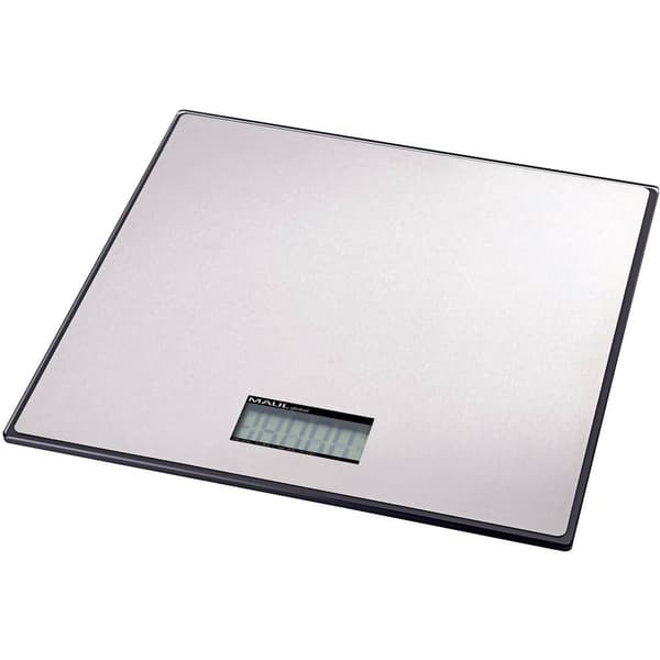 Maul MAULglobal Paketvåg Vägningsområde 50 kg Läsbarhet 50 g batteri Silver