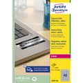 Miniatyrbild 3 av 8: Avery-Zweckform L6009-100 Märkskyltsetiketter 45.7 x 21.2 mm Polyesterfilm Silver 4800 st Permanent Laser, Kopiator, Fä