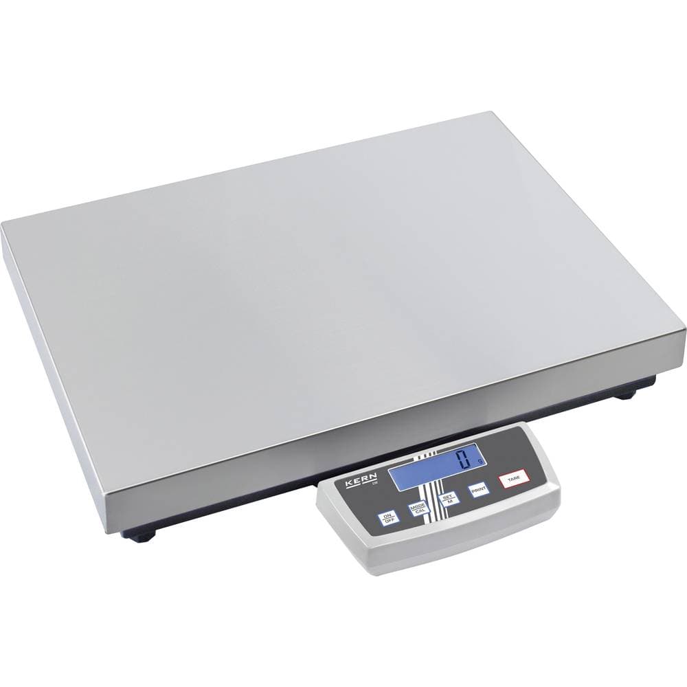 Kern DE 35K5DL Paketvåg Vägningsområde 35 kg Läsbarhet 5 g, 10 g 230 V, batteri, Uppladdningsbara batteri Silver
