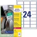 Miniatyrbild 1 av 4: Avery-Zweckform L7912-10 63.5 x 33.9 mm Polyetenfilm Vit 240 st Permanent Folieetiketter