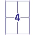 Miniatyrbild 2 av 4: Avery-Zweckform L7915-10 99.1 x 139 mm Polyetenfilm Vit 40 st Permanent Folieetiketter