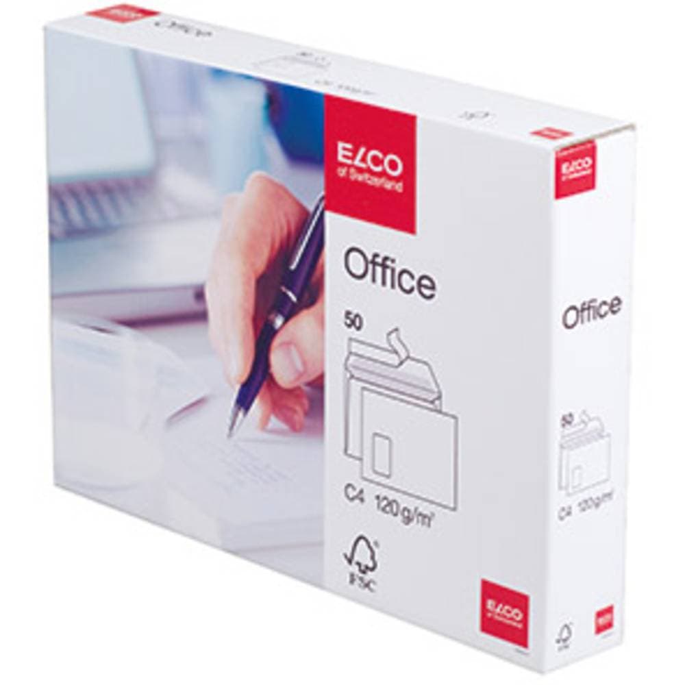 Elco Kuvert DIN C4 50 st/paket Blankvit 7452312